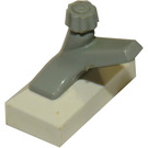 LEGO Wit Kraan 1 x 2 met Licht Grijs Spout (9044)