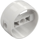 LEGO White Technic Cylinder with Center Bar (41531 / 77086)