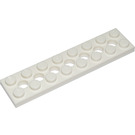 LEGO blanc Technic assiette 2 x 8 avec des trous (3738)