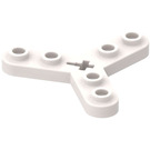 LEGO blanc Technic Rotor 3 Lame avec 6 Goujons (32125 / 51138)
