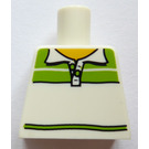 LEGO White Tennis Ace Torso without Arms (973)