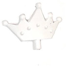 LEGO Weiß Tiara mit 5 Gerundet Punkte (29171 / 33322)