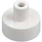 LEGO Wit Tegel 1 x 1 Rond met Hollow Staaf (20482 / 31561)