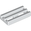 LEGO blanc Tuile 1 x 2 Grille (avec Bottom Groove) (2412 / 30244)