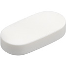 LEGO White Tile 1 x 2 with Rounded Ends (1126)