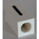 LEGO White Tile 1 x 2 x 5/6 with Stud Hole in End with Black ' l ' Pattern (lower case)