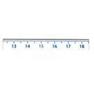 LEGO White Tile 1 x 8 with Ruler cm 12.2 - 18.5 (4162)