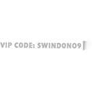 LEGO White Tile 1 x 8 with "VIP CODE: SWINDON09" (4162)