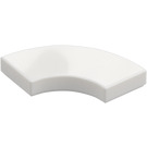 LEGO White Tile 2 x 2 Curved Corner (27925)