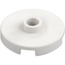 LEGO White Tile 2 x 2 Round with Stud (18674)