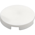 LEGO White Tile 2 x 2 Round with "X" Bottom (4150)