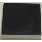 LEGO White Tile 2 x 2 with Black with Groove (3068)