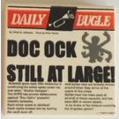 LEGO Vit Bricka 2 x 2 med Daily Bugle - Doc Ock Still at Stor! med skåra (3068 / 50481)