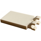 LEGO Blanco Plana 2 x 3 con Horizontal Clips (Clips 'U') (30350)