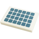 LEGO blanc Tuile 2 x 3 avec Solar Panneau avec Squares Autocollant (26603)