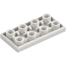 LEGO Weiß Fliese 2 x 4 Invers (3395)