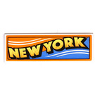 LEGO blanc Tuile 2 x 6 avec NEW YORK Autocollant (69729)