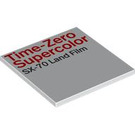 LEGO Weiß Fliese 6 x 6 mit "Time-Zero Supercolor" mit Unterrohren (10202 / 105463)