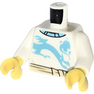 LEGO Blanco Torso con dragons en it (973 / 76382)