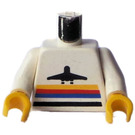 LEGO Bianco Busto con Aereo (973)