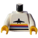 LEGO Wit Torso met Vliegtuig (973)
