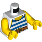 LEGO White Torso with Sleeveless Shirt (973 / 76382)