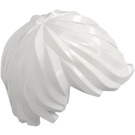 LEGO Blanc Cheveux ébouriffés balayé à gauche (18226 / 87991)