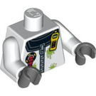 LEGO Weiß Toxic Cleanup Scientist Torso (973 / 76382)