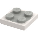 LEGO Turntable 2 x 2 Plate with Light Gray Top (74340)