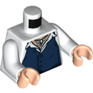 LEGO White Ulysses Klaue Minifig Torso (973 / 76382)