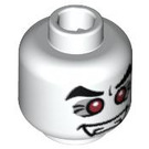 LEGO White Vampire Head (Safety Stud) (3626 / 91297)