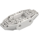 LEGO hvid Køretøj Base med 4 Pin Huller (65186)