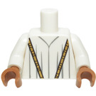 LEGO blanc Vitruvius Torse Robe avec Longue Gold Necklace Modèle (973)