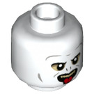 LEGO White Voldemort Minifigure Head (Recessed Solid Stud) (3626 / 66948)