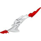 LEGO White Weapon 5 2007 with Marbled Red Tips (57567)