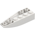 LEGO White Wedge 2 x 6 Double Inverted Right (41764)