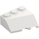 LEGO Bianco Cuneo 3 x 3 Sinistra (42862)