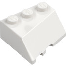 LEGO Blanco Cuña 3 x 3 Derecha (48165)