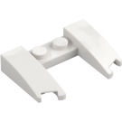 LEGO Blanc Pièce de monnaie 3 x 4 x 0.7 avec Coupé (11291 / 31584)