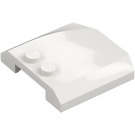 LEGO White Wedge 4 x 4 Curved (45677)