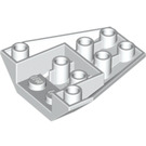 LEGO White Wedge 4 x 4 Triple Inverted without Reinforced Studs (4855)