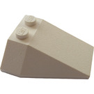 LEGO White Wedge 4 x 4 Triple without Stud Notches (6069)