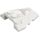 LEGO White Wedge 4 x 4 with Jagged Angles (28625 / 64867)