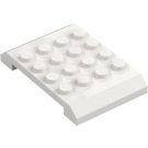 LEGO Blanc Pièce de monnaie 4 x 6 x 0.7 Double (32739)