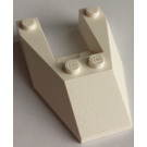 LEGO White Wedge 6 x 4 Cutout without Stud Notches (6153)