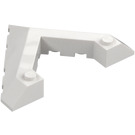 LEGO White Wedge 6 x 8 (45°) with Pointed Cutout (22390)