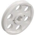 LEGO White Wedge Belt Wheel (4185 / 49750)