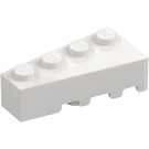 LEGO Blanco Cuña Ladrillo 2 x 4 Izquierda (41768)