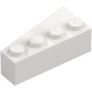 LEGO Bílá Klín Kostka 2 x 4 Pravá (41767)