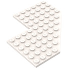 LEGO Vit Kil Platta 10 x 10 med Skära ut (2401)